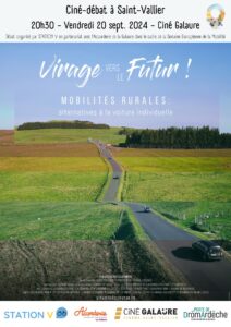 Flyer du ciné-débat "Virage vers le futur"
