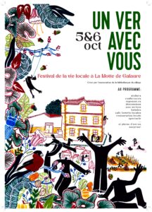 Flyer du festival locale "un ver avec vous"