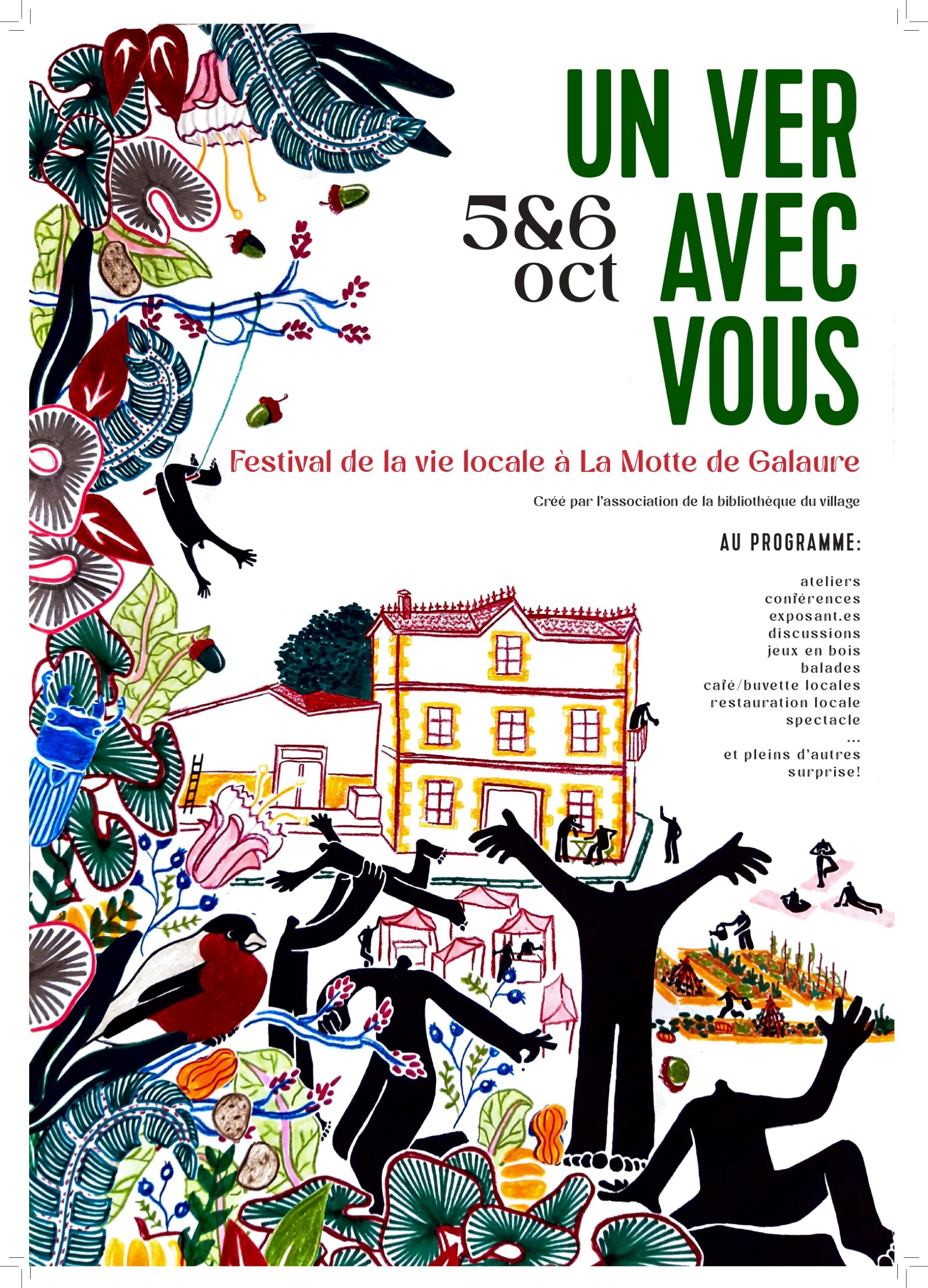 affiche festival de la vie locale La Motte