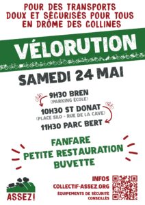 Flyer du Vélorution du 24 mai 2025