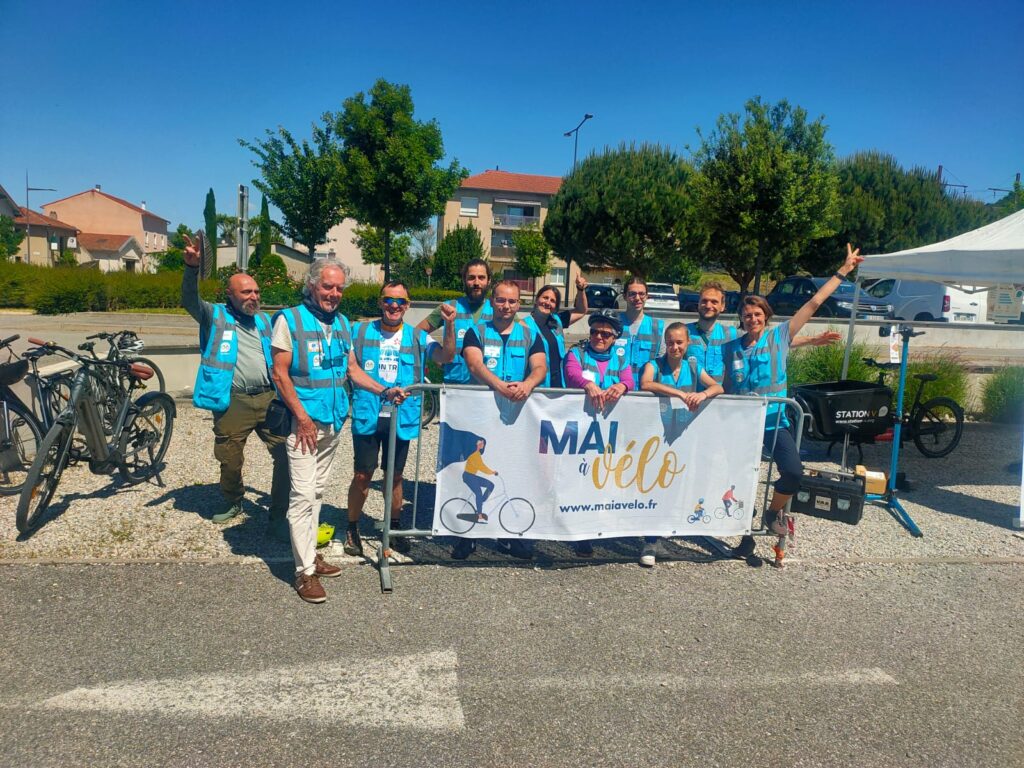Les organisateurs de l'événements de la Faites du Vélo 2025